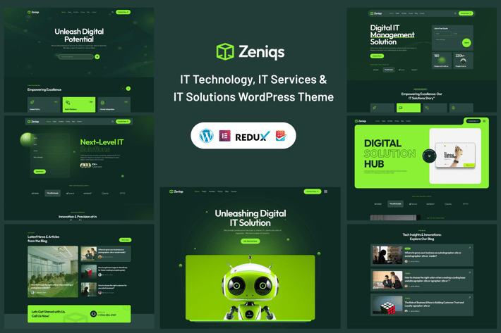 Zeniqs IT 电脑办公企业站