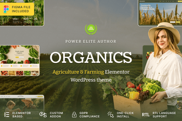 Organics 食品果蔬企业站