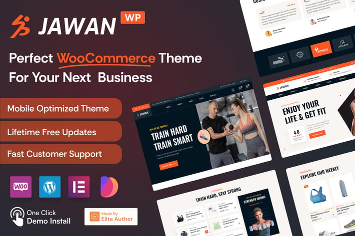 Jawan Gym &amp; Sports Store WooCommerce 健身器材