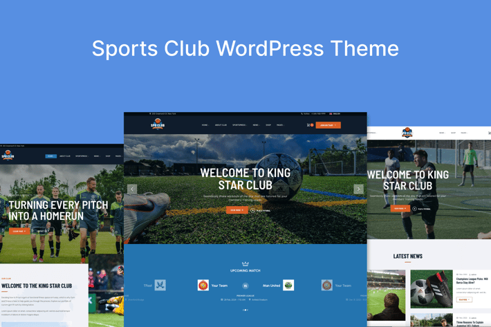 Sports Club WordPress Theme 骑行装备企业站