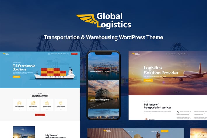 Global Logistics 物流运输企业站