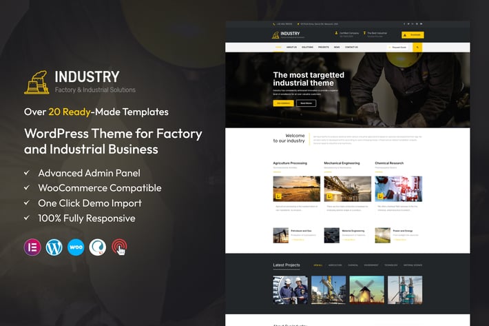 Industry Factory 工具设备企业站