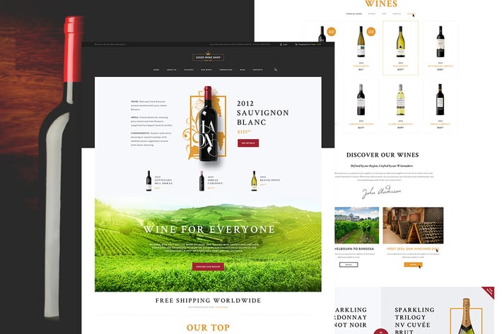 Good Wine 酒类佳酿企业站
