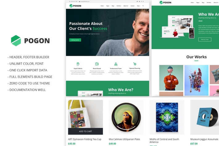 Business and Finance Corporate Theme 办公文具企业站