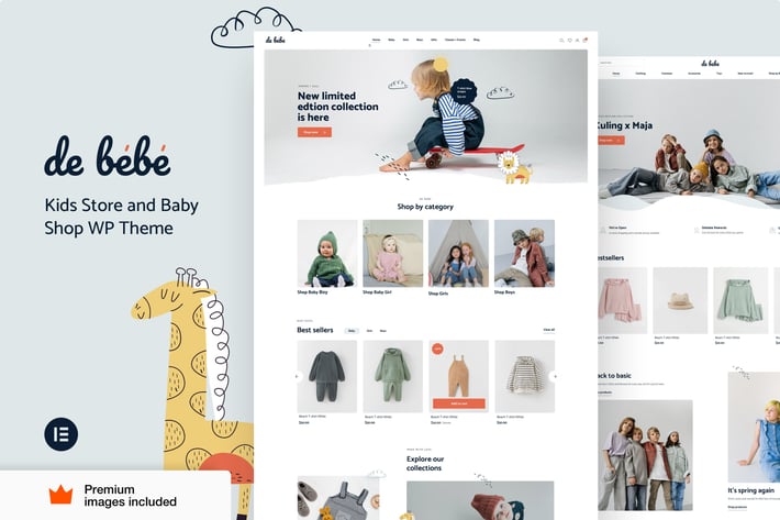 Children Clothing Shop 服装百货企业站