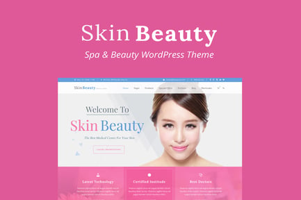 Skin Beauty 美妆个护企业站