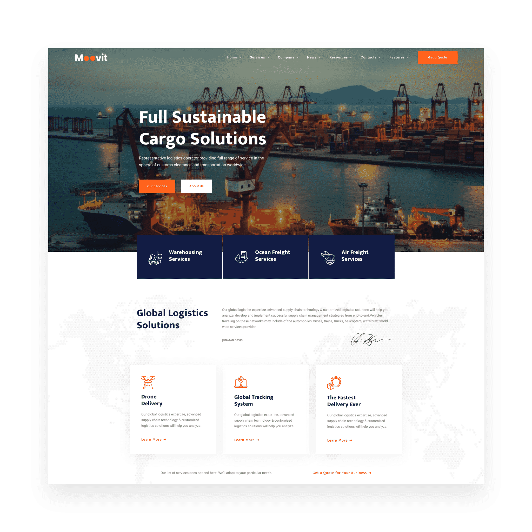 Moovit Transportation Logistics 物流运输企业站 Home 7