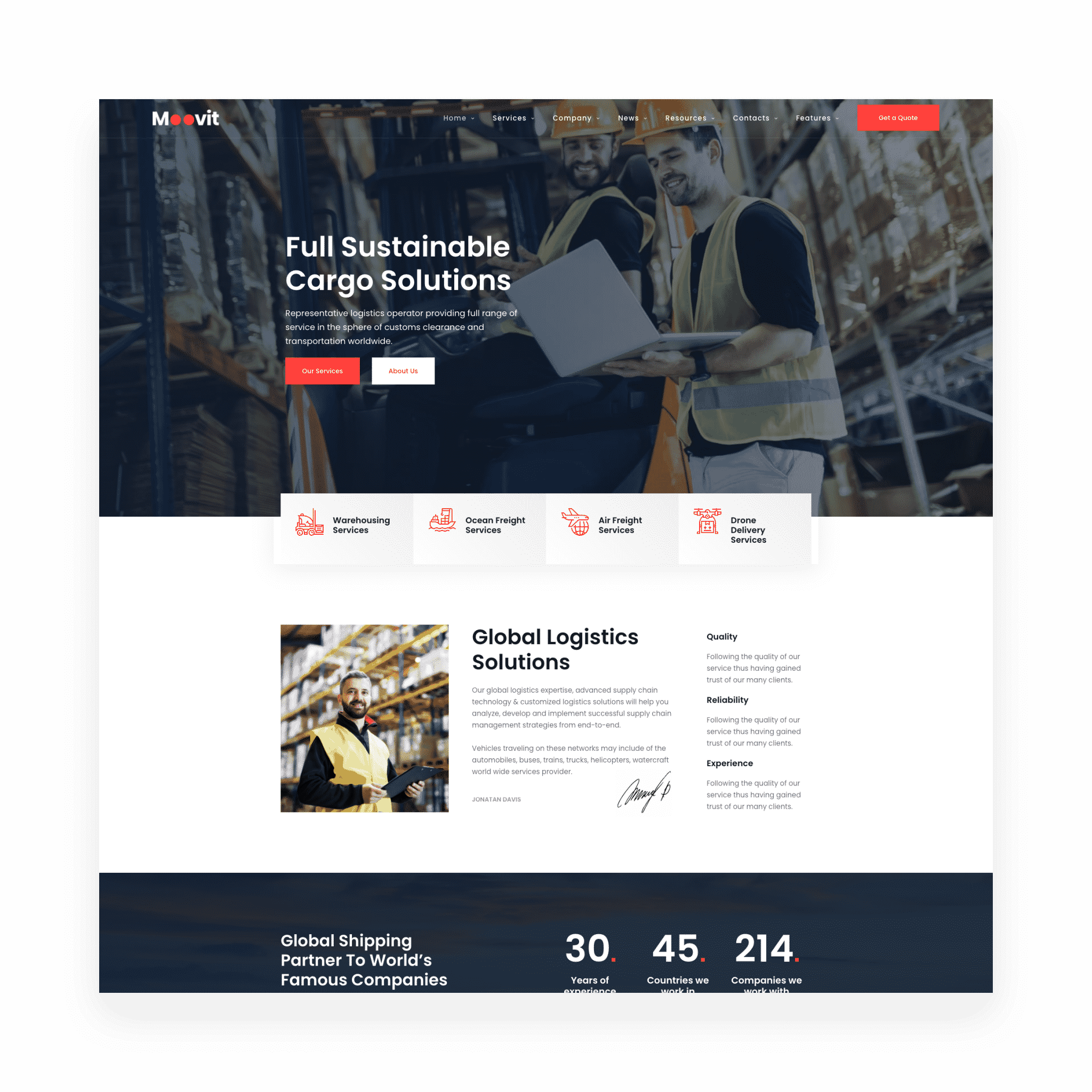 Moovit Transportation Logistics 物流运输企业站 Home 5