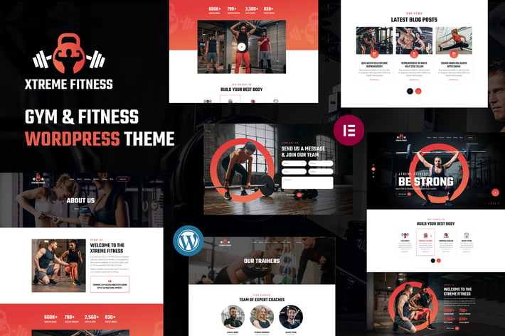 Gym Fitness WordPress Theme 健身器材企业站 Events