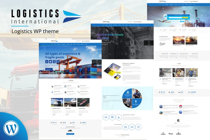 Logistics wordpress theme 物流运输企业站 Home2
